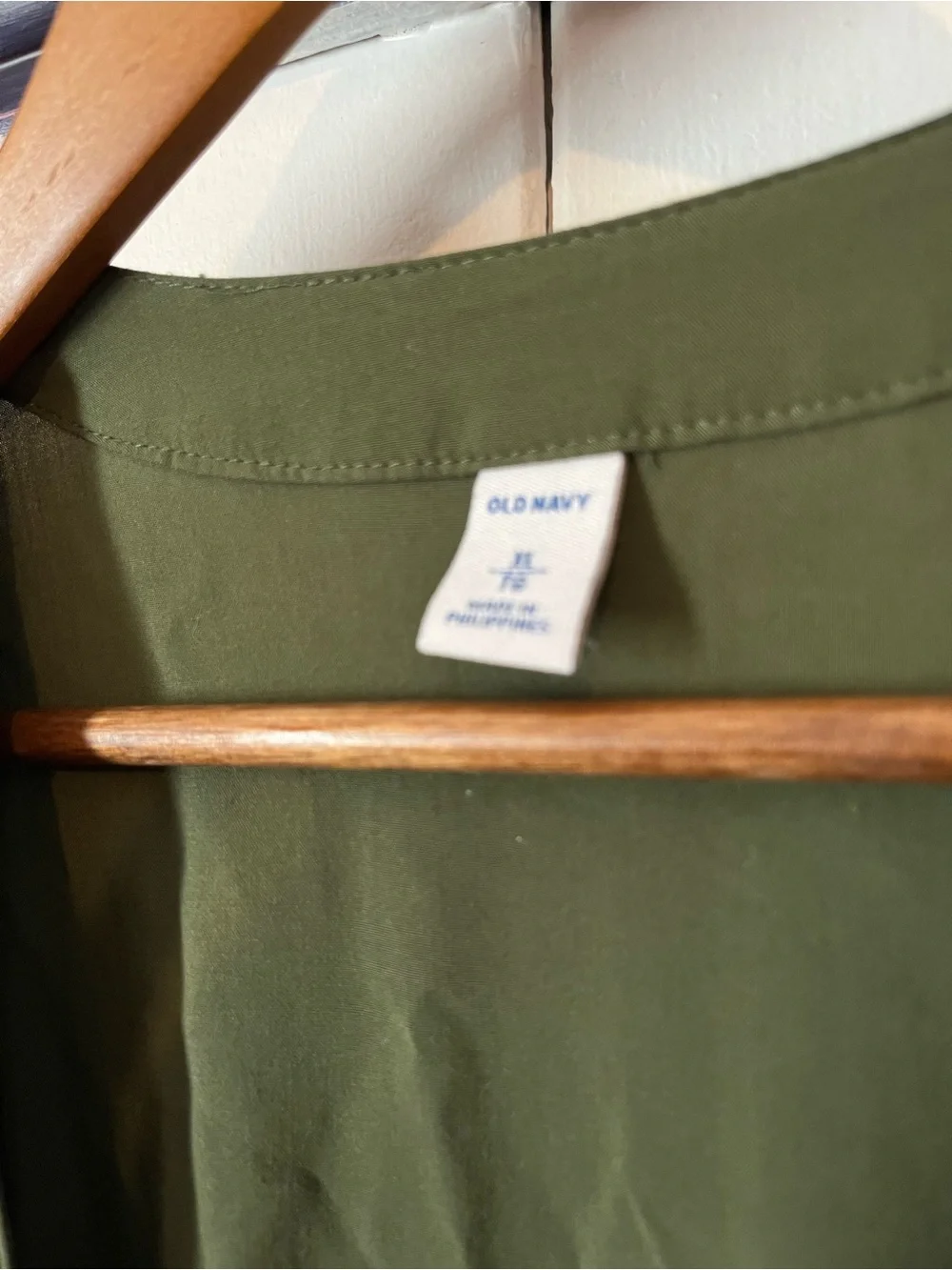 Old Navy Olive Green Maxi Wrap Dress. Size XL. - Picture 3 of 6